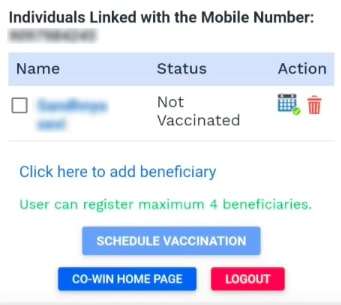 Aarogya Setu App Covid Vaccine Registration Set Schedule