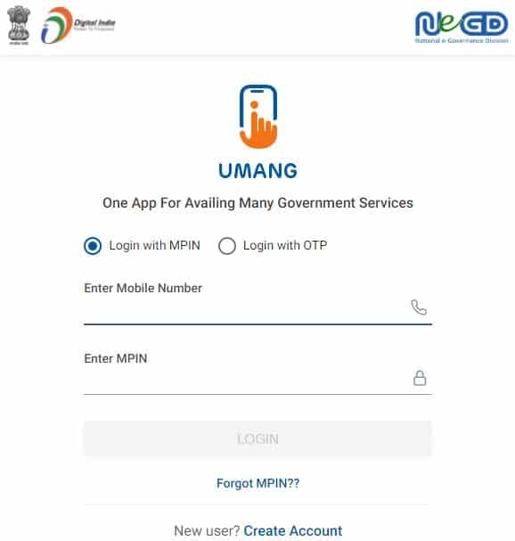 UMANG App e-Govt services Benefits