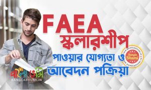 FAEA Scholarship Eligibility and Application