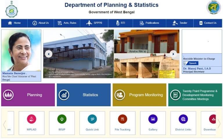 Planning, Statistics and Programme Monitoring of West Bengal - wbpspm.gov.in