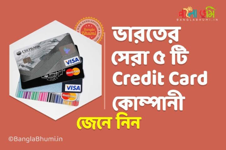 Top 5 Credit Card Companies in India in Bengali