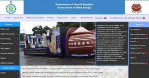 www.food.wb.gov.in Food and Supplies Department of West Bengal